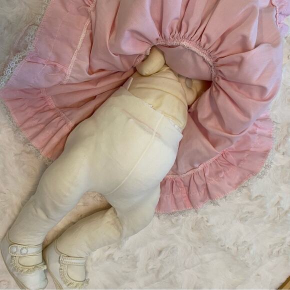 Vintage Sleeping Baby Doll Real Looking Porcelain Doll - Picture 5 of 12